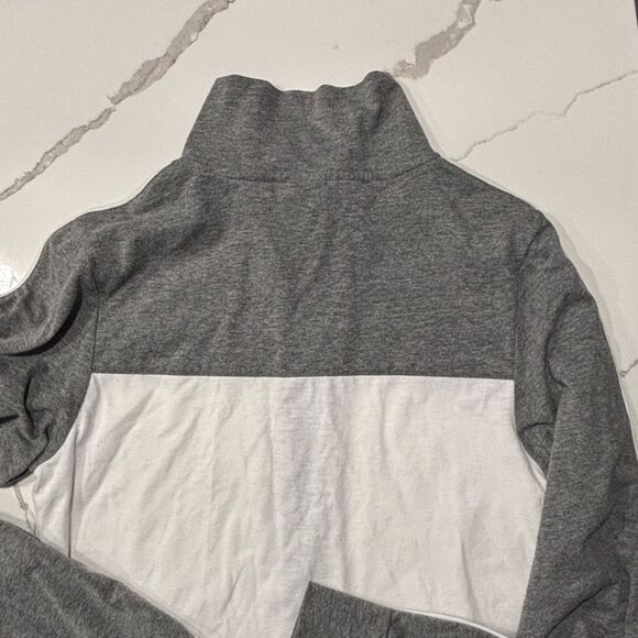 Stitch Trend Gray White Lightweight Women’s Sweatshirt Track Workout gym Size S - Picture 13 of 16